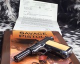 1907 Savage Pistol, .32 acp, Ivory and Factory Letter - 3 of 16