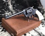 1923 Colt Officers Model, .22 LR, Mother of Pearl Grips, 6 inch, Boxed - 14 of 17