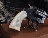 1923 Colt Officers Model, .22 LR, Mother of Pearl Grips, 6 inch, Boxed - 3 of 17