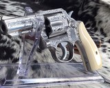 Smith & Wesson model 65-3, Hand Engraved, 3 inch, Ivory Grips, - 18 of 19