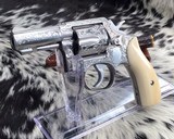 Smith & Wesson model 65-3, Hand Engraved, 3 inch, Ivory Grips, - 9 of 19