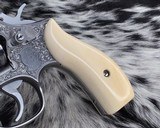 Smith & Wesson model 65-3, Hand Engraved, 3 inch, Ivory Grips, - 3 of 19