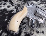 Smith & Wesson model 65-3, Hand Engraved, 3 inch, Ivory Grips, - 11 of 19