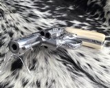 Smith & Wesson model 65-3, Hand Engraved, 3 inch, Ivory Grips, - 12 of 19