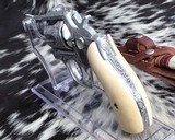 Smith & Wesson model 65-3, Hand Engraved, 3 inch, Ivory Grips, - 14 of 19