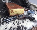 1977 Colt SAA, 3rd Gen, 5.5 inch, .45 Colt Unfired in Box, 99% - 13 of 18