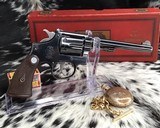 1940 Humpback Smith & Wesson Pre-War K22 Outdoorsman, 6 inch, Boxed,.22LR, 96% , 1st Model, Trades Welcome! - 5 of 25