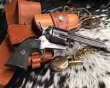 1900 Colt SAA, 4.75 inch , .45 Colt,Engraved, Ivory, Cased - 9 of 19