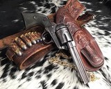 1900 Colt SAA, 4.75 inch , .45 Colt,Engraved, Ivory, Cased - 16 of 19