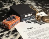 1920 Colt model 1908 Hammerless .25 acp, Nickel W/ Mother of Pearl grips, boxed - 15 of 18