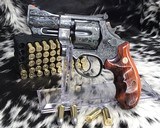 Smith & Wesson model 24-3 Lew Horton 3 inch .44 Special, Engraved - 9 of 17