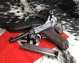 WWII 1937 Mauser P08 Luger, With dated holster, 2 mags, takedown tool, numbers matching - 5 of 20