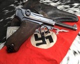 WWII 1937 Mauser P08 Luger, With dated holster, 2 mags, takedown tool, numbers matching - 14 of 20