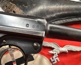 WWII 1937 Mauser P08 Luger, With dated holster, 2 mags, takedown tool, numbers matching - 6 of 20