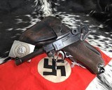 WWII 1937 Mauser P08 Luger, With dated holster, 2 mags, takedown tool, numbers matching - 10 of 20