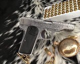 1910 Belgium Browning Renaissance Engraved, .380 acp. - 9 of 25