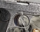 1910 Belgium Browning Renaissance Engraved, .380 acp. - 10 of 25