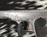 1910 Belgium Browning Renaissance Engraved, .380 acp. - 21 of 25