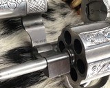 Smith & Wesson Model 65 Heavy Barrel, 3 inch, Engraved W/ Stags, .357 Magnum - 19 of 19