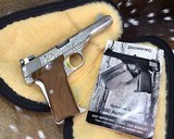 1910/22 Belgium Browning Renaissance .380 Auto Pistol W/ case and manual - 5 of 17