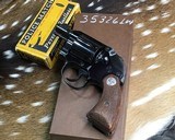First Year, 1955 COLT Agent W/ Factory Shroud, .38 Spl., Boxed. - 10 of 14