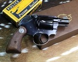 First Year, 1955 COLT Agent W/ Factory Shroud, .38 Spl., Boxed. - 8 of 14