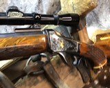 1885 Winchester .218 Bee, Engraved & Gold Inlay - 6 of 24
