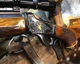1885 Winchester .218 Bee, Engraved & Gold Inlay - 2 of 24