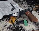 Prewar 1940 The Woodsman Match Target (Bulls Eye) 1st Series – 22 Long Rifle Cal. Semi-Auto Pistol, boxed - 9 of 20