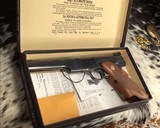 Prewar 1940 The Woodsman Match Target (Bulls Eye) 1st Series – 22 Long Rifle Cal. Semi-Auto Pistol, boxed - 18 of 20