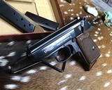 1966 Walther PPK, Box, Target, Tool, 3 mags, .380 ACP, Unfired, No Import Markings. - 3 of 25
