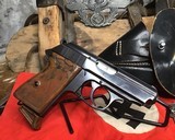 1941 Walther PPK Eagle-C WWII Police Pistol, Holster , 2 mags, Wauffen marked - 2 of 24