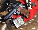 1941 Walther PPK Eagle-C WWII Police Pistol, Holster , 2 mags, Wauffen marked - 4 of 24