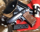 1941 Walther PPK Eagle-C WWII Police Pistol, Holster , 2 mags, Wauffen marked - 12 of 24