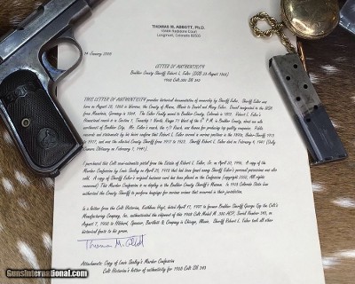 Early 1908 Colt #343, with Colt Letter and Interesting History, Trades Welcome! - Image 12 of 25