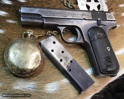 Early 1908 Colt #343, with Colt Letter and Interesting History, Trades Welcome! - Image 21 of 25