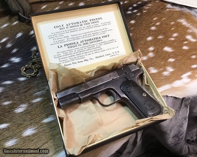 Early 1908 Colt #343, with Colt Letter and Interesting History, Trades Welcome! - Image 3 of 25