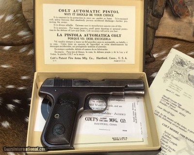 Early 1908 Colt #343, with Colt Letter and Interesting History, Trades Welcome! - Image 18 of 25