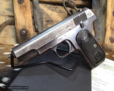 Early 1908 Colt #343, with Colt Letter and Interesting History, Trades Welcome! - Image 14 of 25
