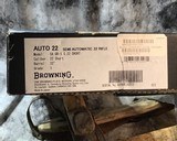 Browning SA22 .22 Short Takedown Rifle Unfired in Box, Mfg. 2013 - 20 of 25