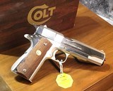 Boxed Pair of Colt Series 70 Nickel 1911 with Factory boxes. .45 acp