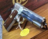 Colt Series 70 Bright Nickel 1911 with Box .45 acp, Gorgeous, Trades Welcome! - 6 of 11