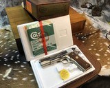 Colt Series 70 Bright Nickel 1911 with Box .45 acp, Gorgeous, Trades Welcome! - 3 of 11