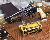 Prewar Colt Officers Model Target Heavy Barrel, Kings Single Action Only, Colt Mother of Pearl grips, W/Box - 5 of 25