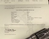 1907. Colt Frontier Six Shooter, 4 3/4 inch, 44-40 W/ Colt letter & 2 Kill Notches - 3 of 24