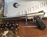 AMT Lightning Stainless .22 lr pistol, 8 inch Bull barrel, NOS in box, Trades Welcome! - 9 of 12