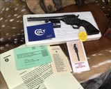 1976 Colt Peacemaker Single Action .22LR with extra .22 magnum cylinder, Unfired in box - 12 of 19