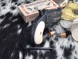 Engraved Remington Model 95 Type III Derringer, .41 Rimfire caliber, O/U Barrels, Ivory Gips - 1 of 4