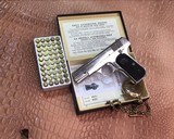 1908 Colt Pocket Hammerless .380 ACP, Nickel W/ Box - 2 of 18