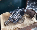 1960 Rare Factory Nickel Colt Detective Special, boxed, .38 Special - 6 of 22